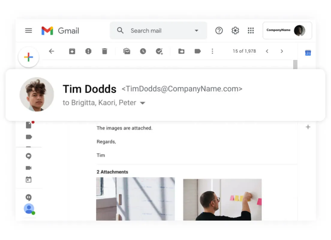 Obtenez Gmail pour les entreprises
