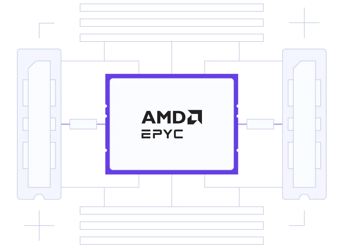 Stockage SSD NVMe et processeurs AMD EPYC
