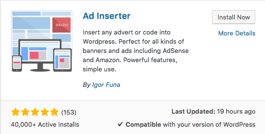 ad inserter wordpress plugin