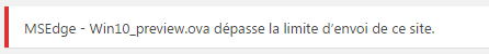 fichier depasse limite d'envoi