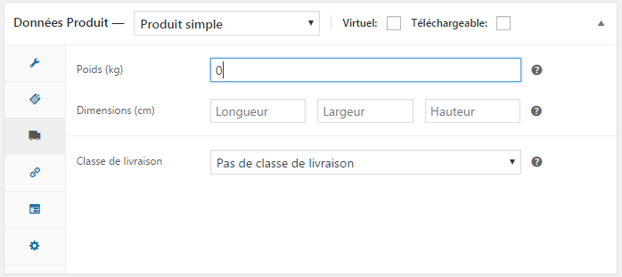 livraison woocommerce