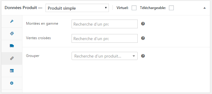 produits lies woocommerce