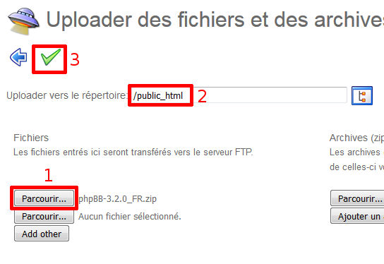 upload ftp hostinger