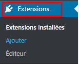 extensions wordpress