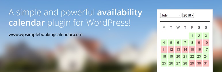 WP Simple Booking Calendar, plugin de réservation WordPress