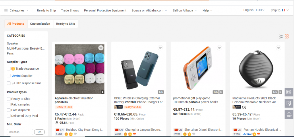 accessoires portables sur aliexpress