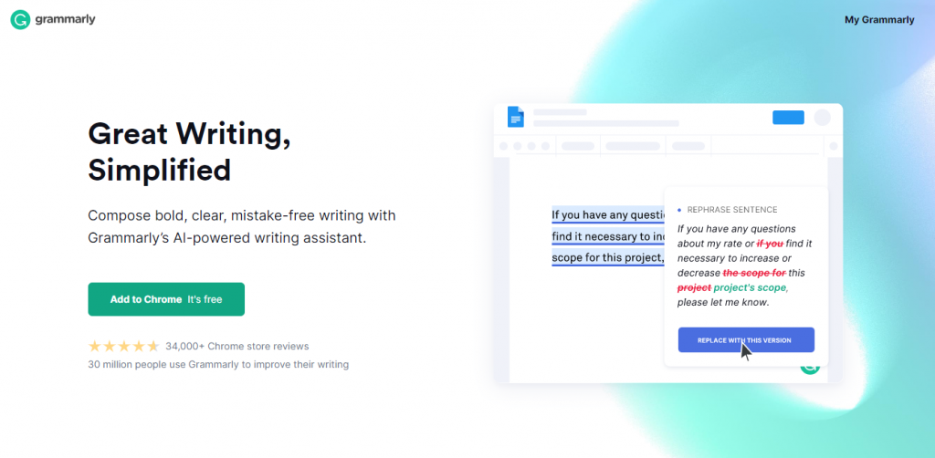 programme d'affiliation grammarly