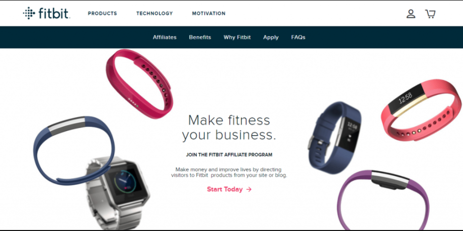 programme d'affiliation fitbit