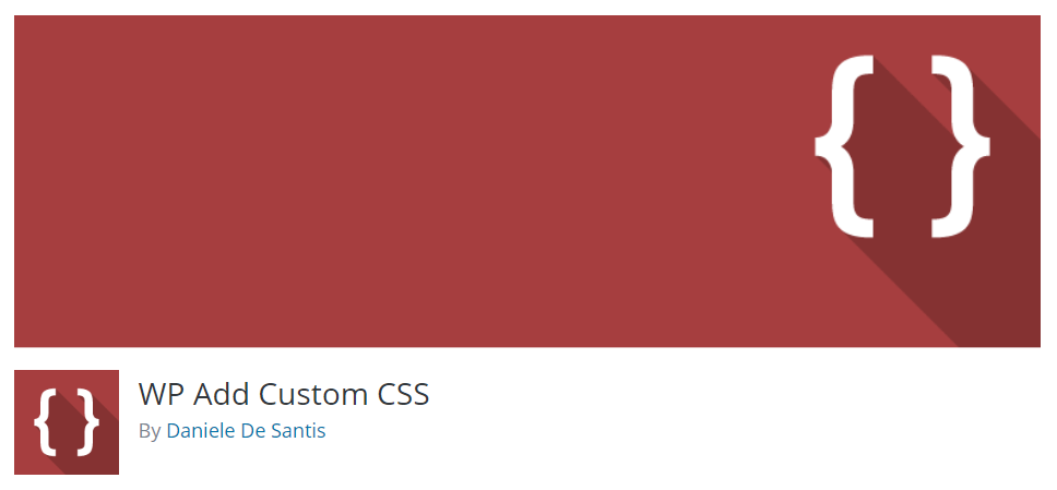 Installation du plugin WP Add Custom CSS pour WordPress