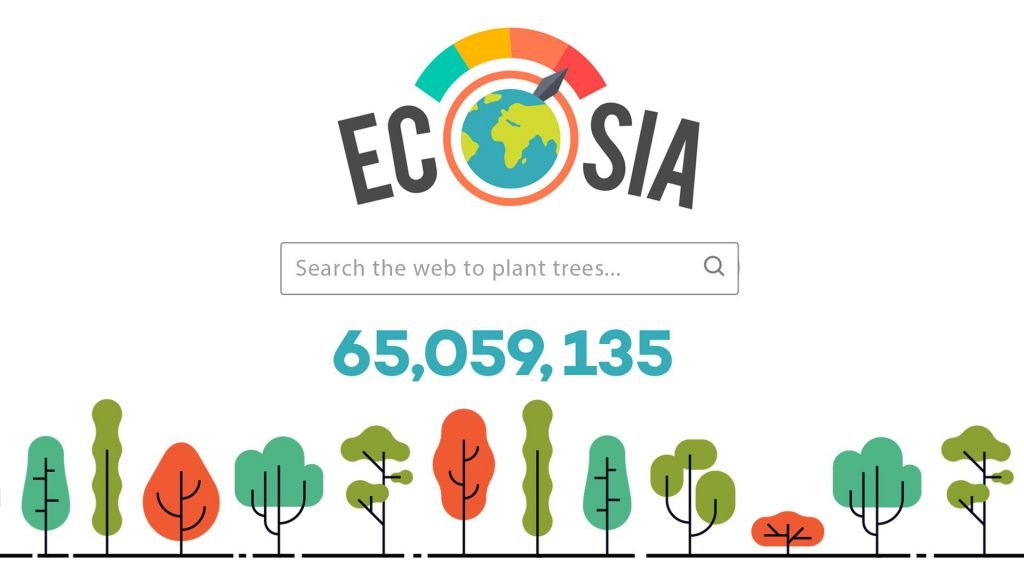 Capture d'écran de Ecoasia 