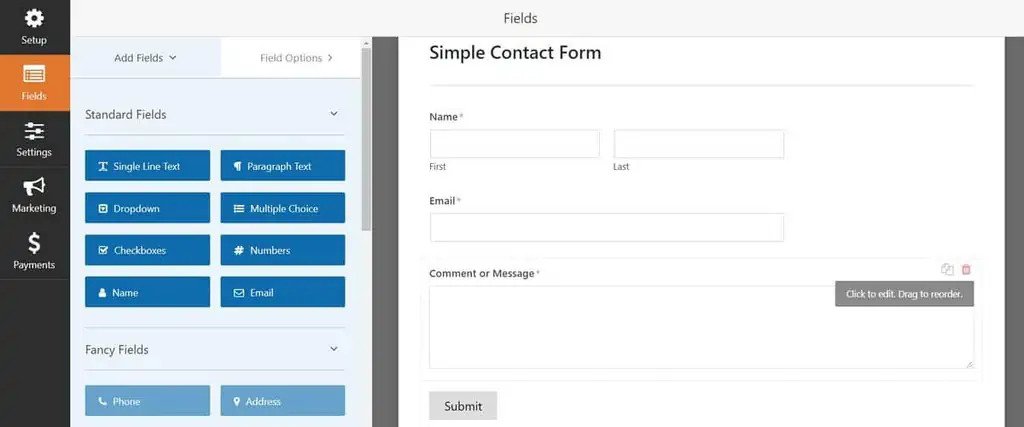 Ajout d'un formulaire de contact simple