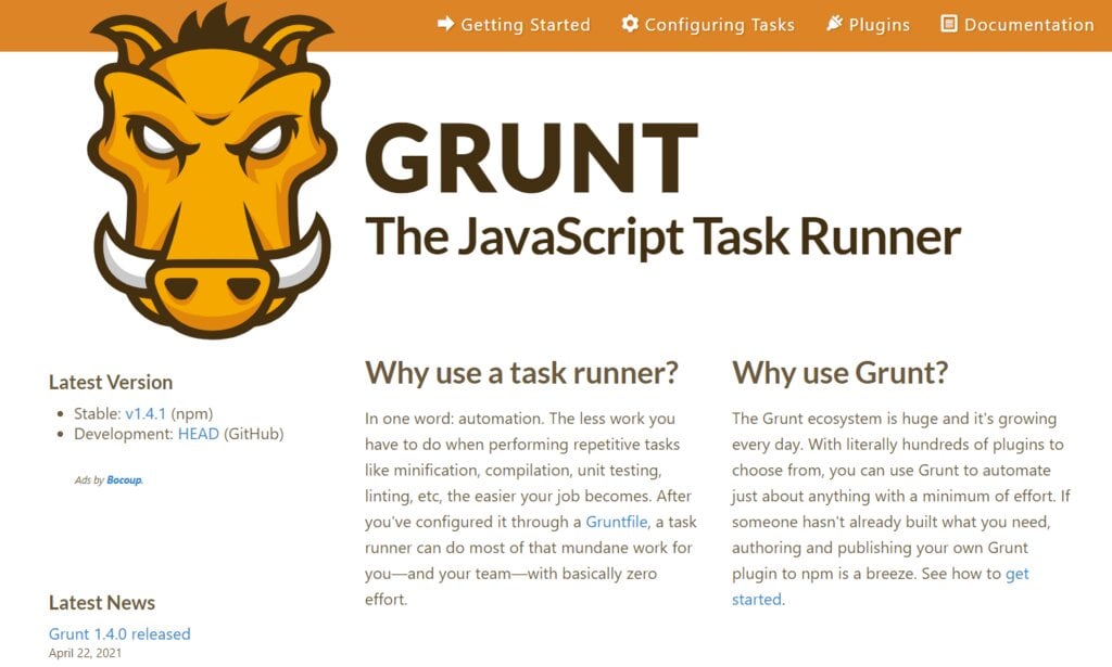 Grunt un puissant gestionnaire de tâches JavaScript