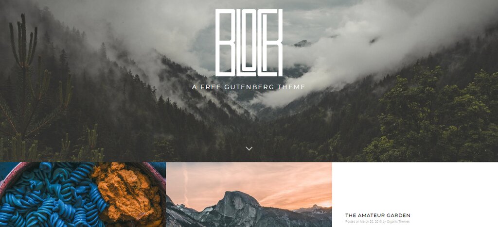 Block lite, un thème de blog WordPress gratuit 