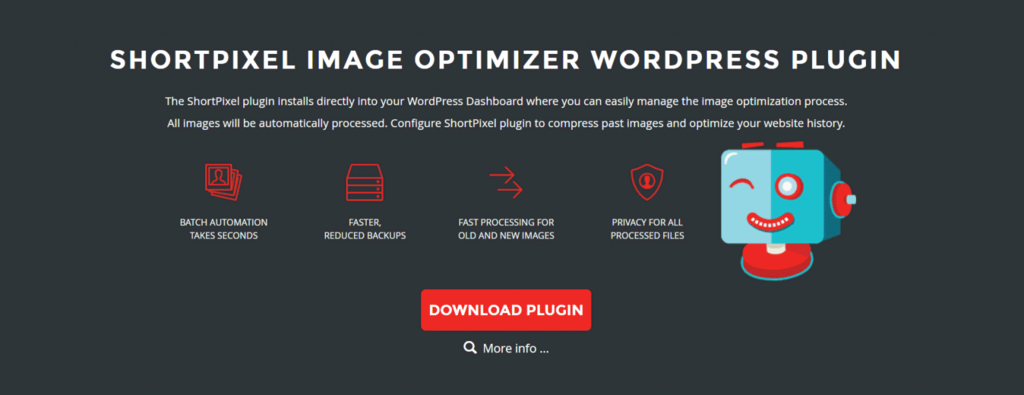 Plugin ShortPixel pour WordPress
