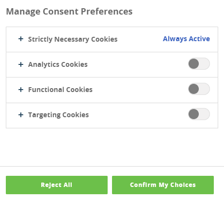 Un exemple de popup de consentement aux cookies.