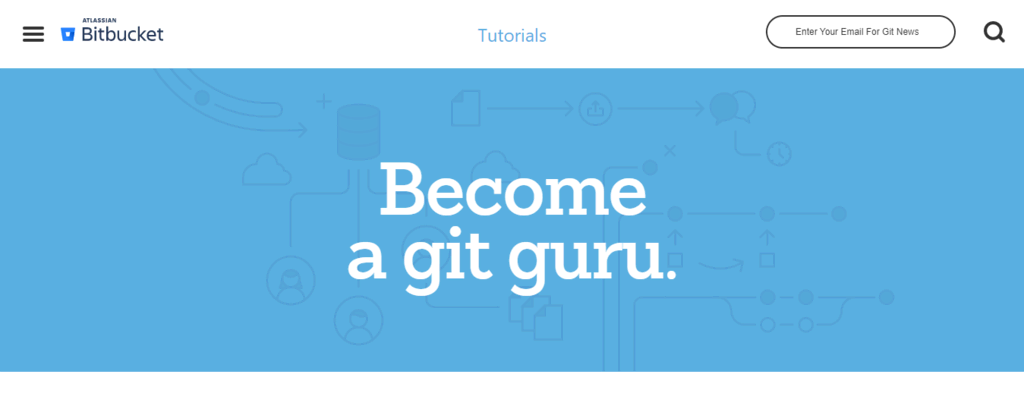 page accueil atlassian git tutorial