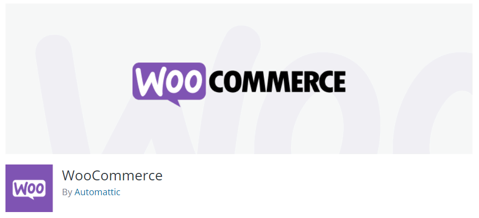 Bannière du plugin WordPress WooCommerce