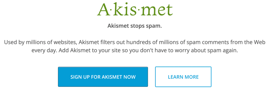 le plugin Askimet anti-spam 