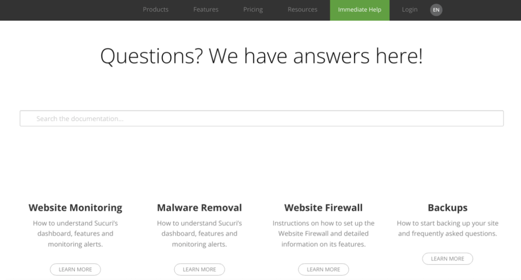 Page FAQ de Cloudflare 