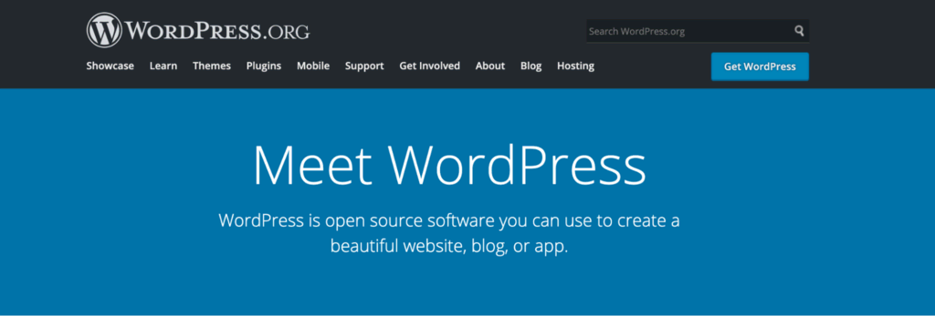 Page d'atterrissage WordPress