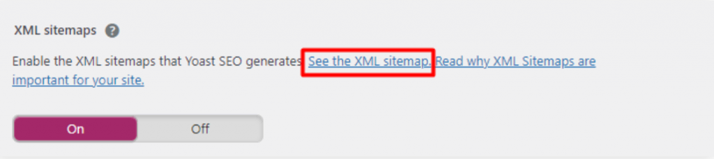 Cliquez sur le lien pour voir le sitemap XML du site