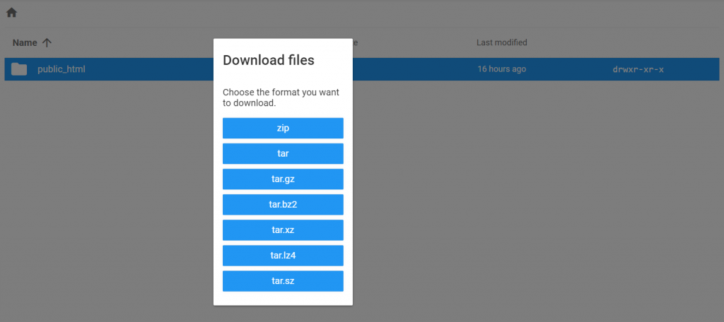 Télécharger les fichiers dans le Gestionnaire de fichiers de hPanel