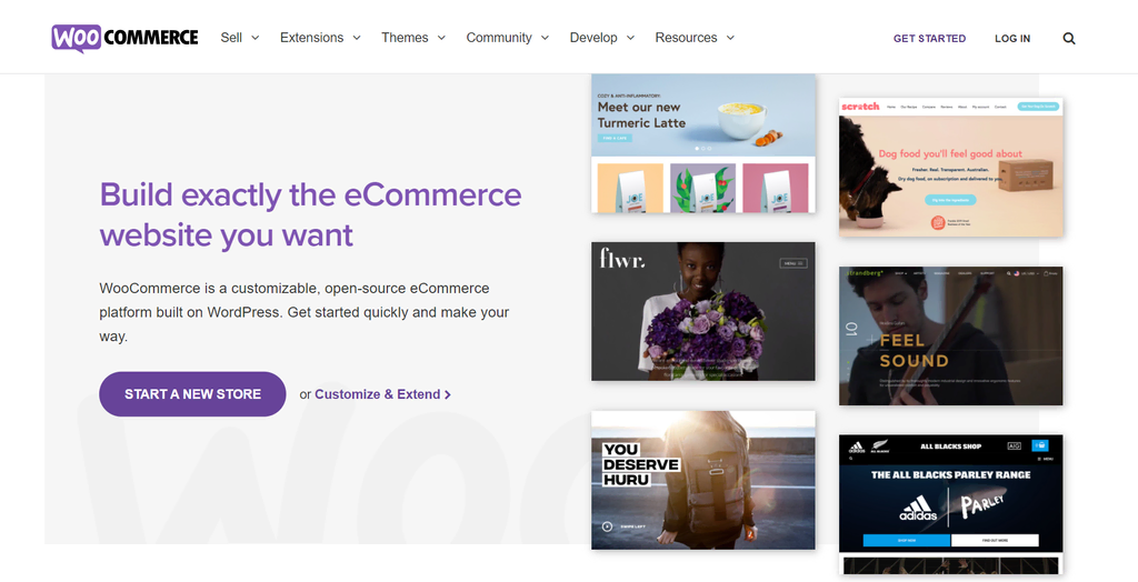 page accueil woocommerce