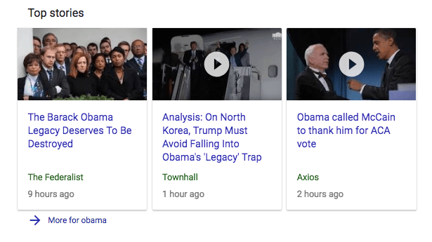 Exemples de balisage Schema pour le mot-clé "Obama"