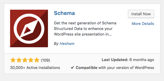 Plugin WordPress Schema