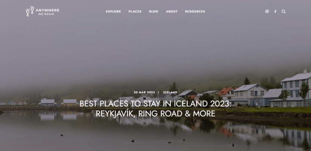 les meilleurs endroits où séjourner en Islande en 2023