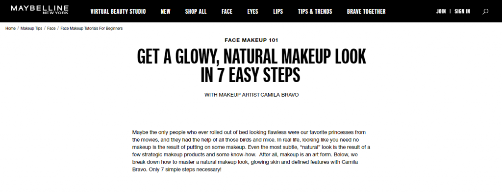 L'article Obtenez un look de maquillage naturel et lumineux en 7 étapes faciles sur le site web de Maybelline