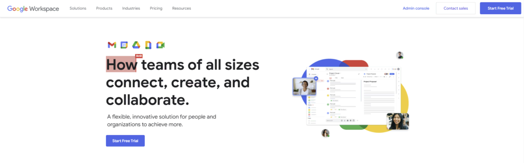 Google Workspace, un hébergeur mail pour petites entreprises