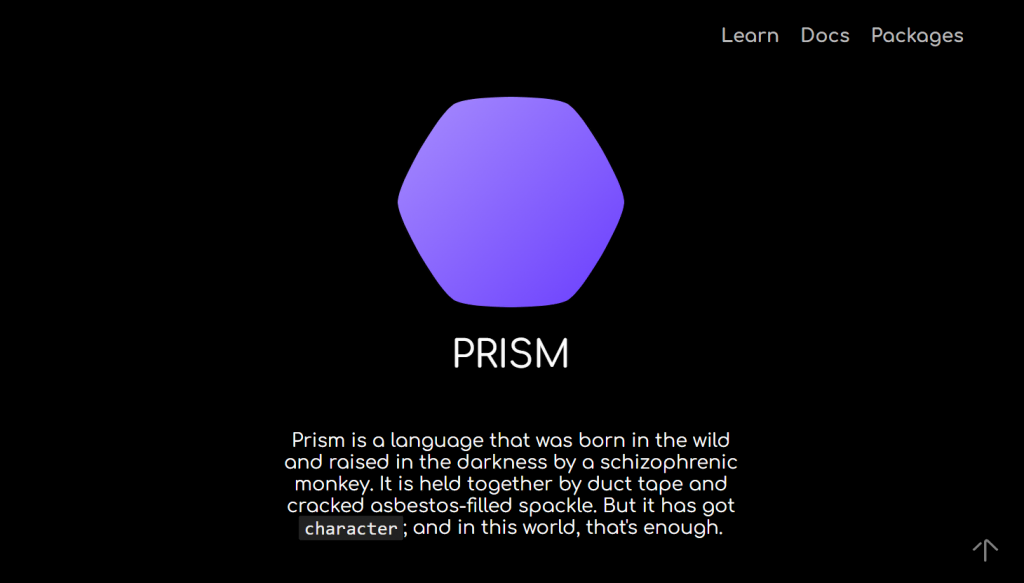  site web de Prism