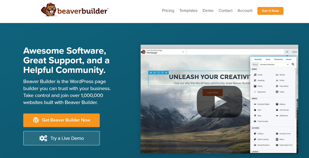 Page Builder WordPress Beaver Builder 