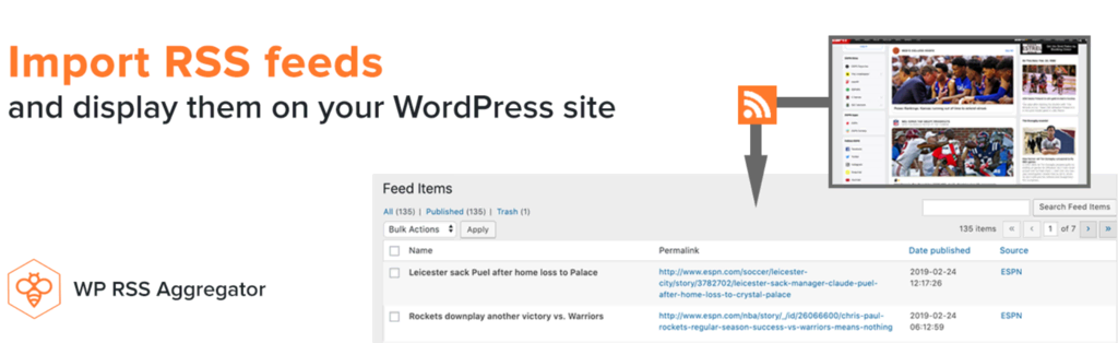 WP RSS Aggregator : meilleur plugin pour afficher les flux RSS
