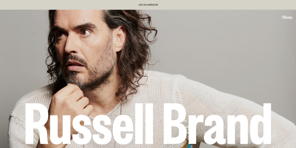 Site personnel de Russell Brand
